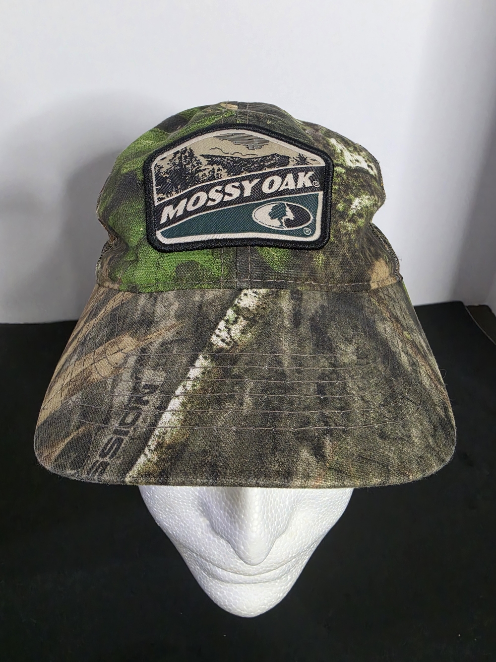Mossy Oak Camo Baseball Cap - Green & Brown
